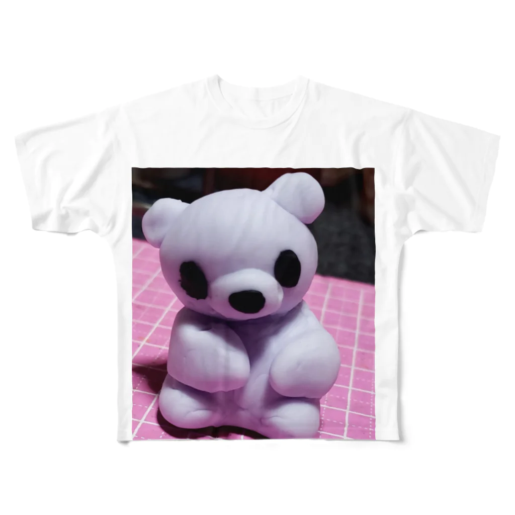 chiro&kuroのメルヘンクマくん All-Over Print T-Shirt