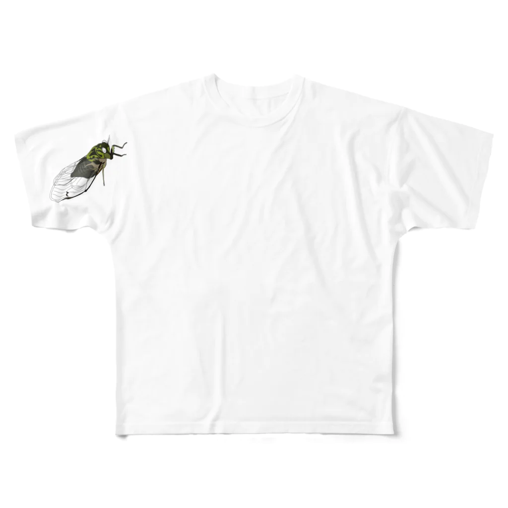 Youichi Gotouの蝉 フルグラフィックTシャツ