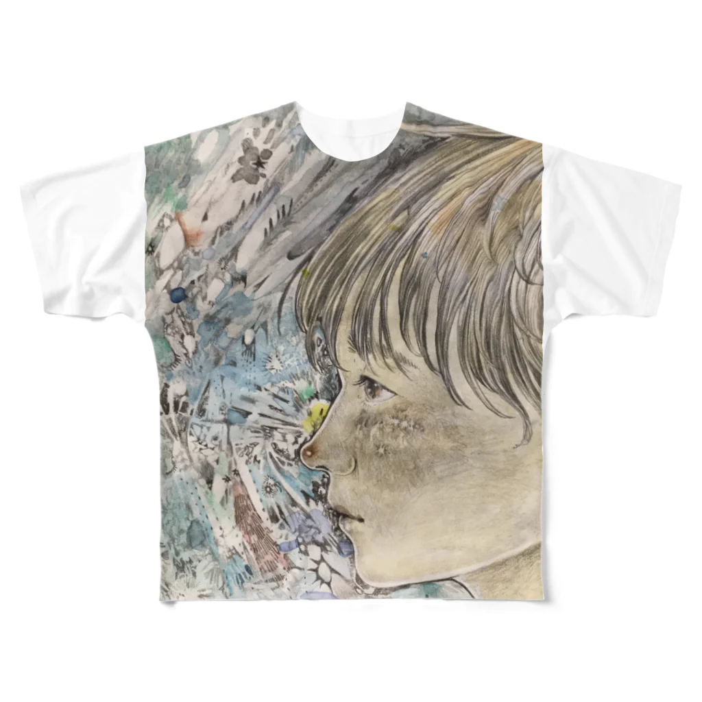 KushaMiの中学2年３学期の少年 All-Over Print T-Shirt