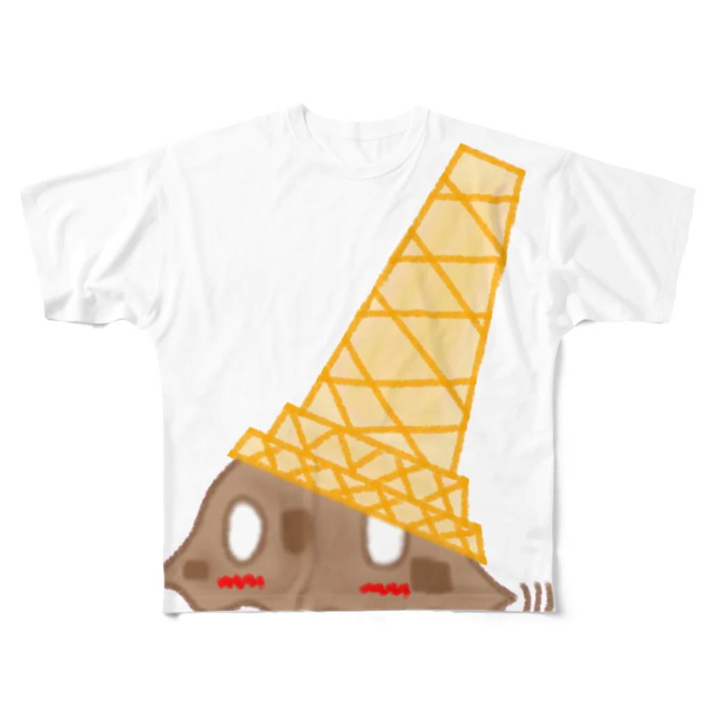 天獄堂のアイススライムチョコレートフレーバー All-Over Print T-Shirt