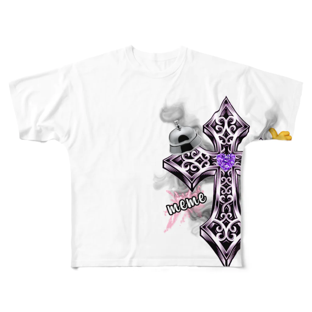 ハナクソショップのむ All-Over Print T-Shirt