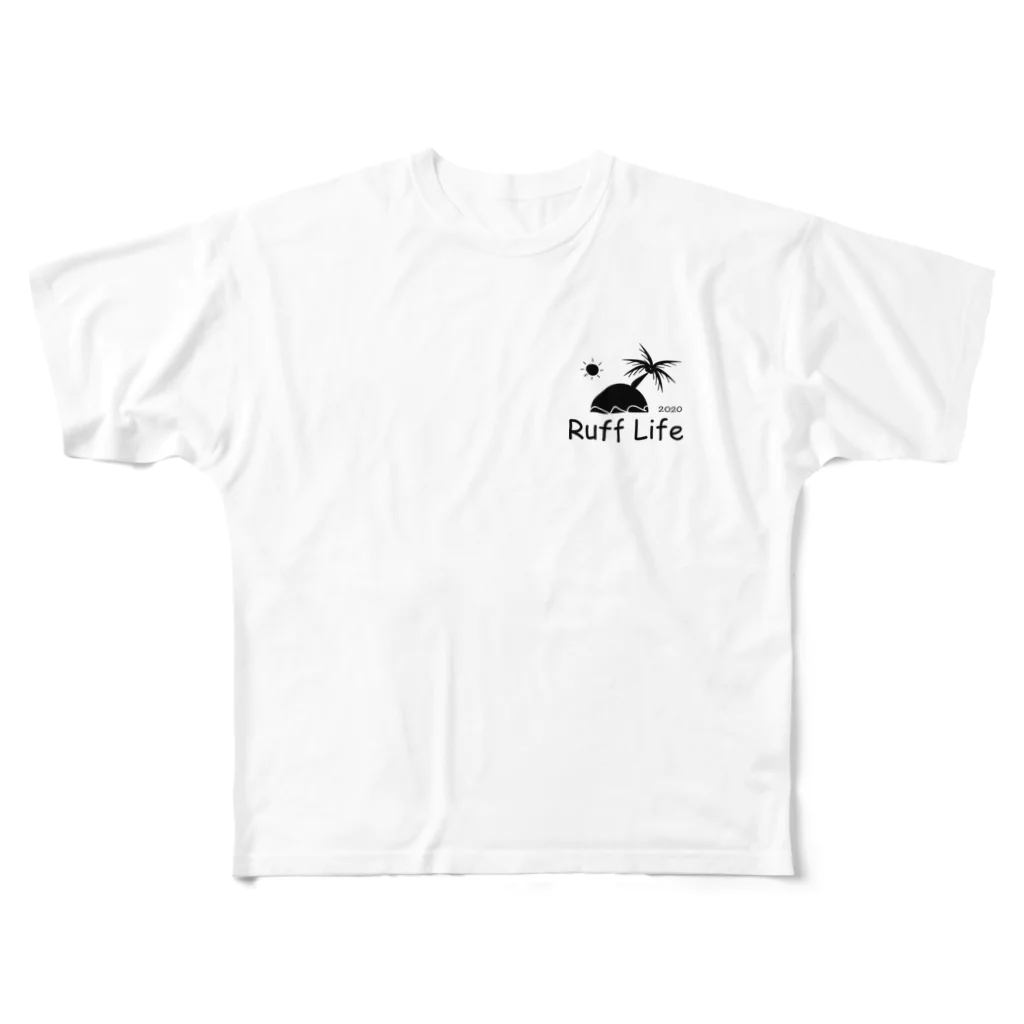 Ruff-Lifeのラフ・ライフシリーズ All-Over Print T-Shirt