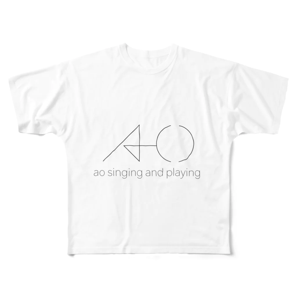 ao singing and playingのao singing and playing フルグラフィックTシャツ