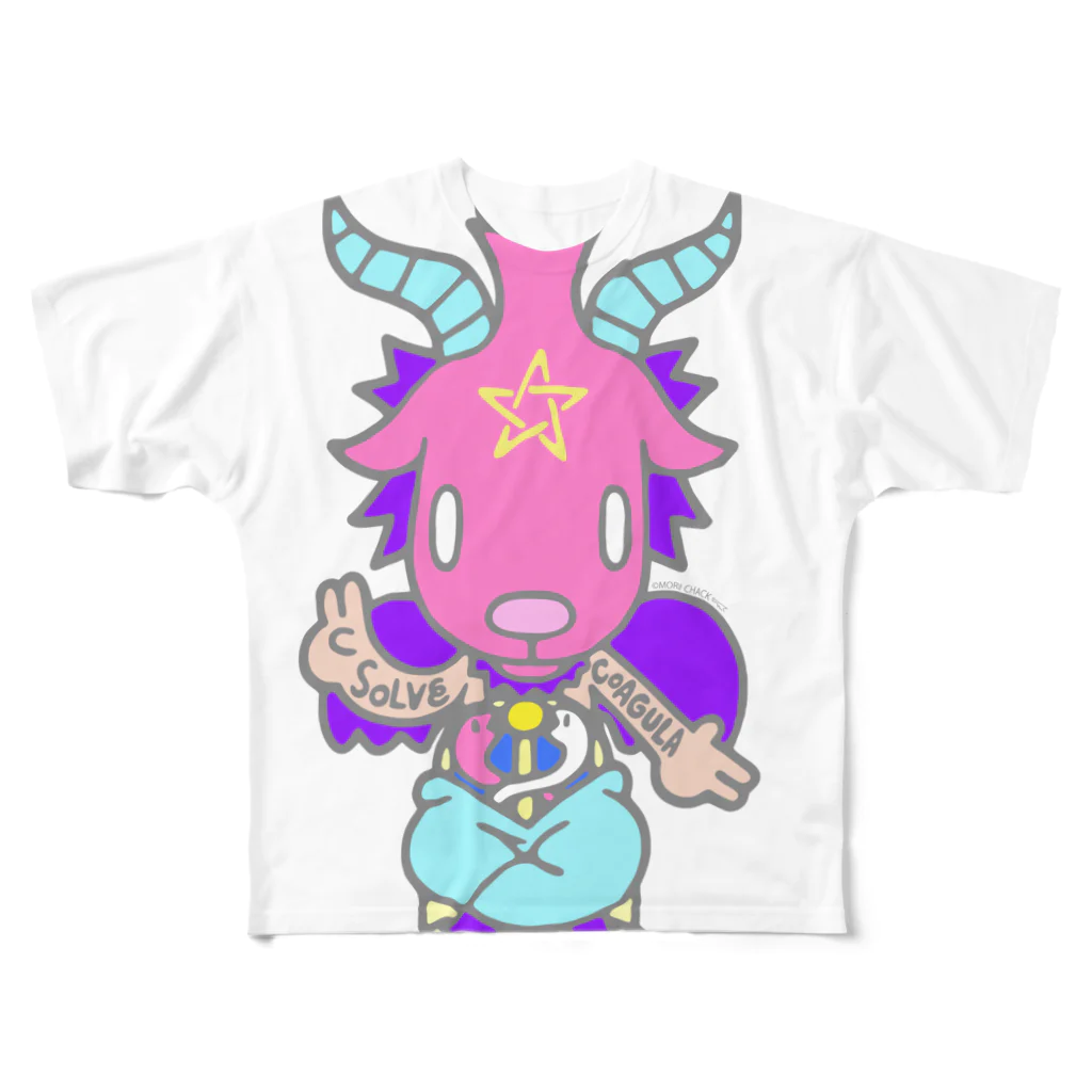 CHAX COLONY imaginariの【各10点限定カラー】Baphomet フルグラフィックTシャツ