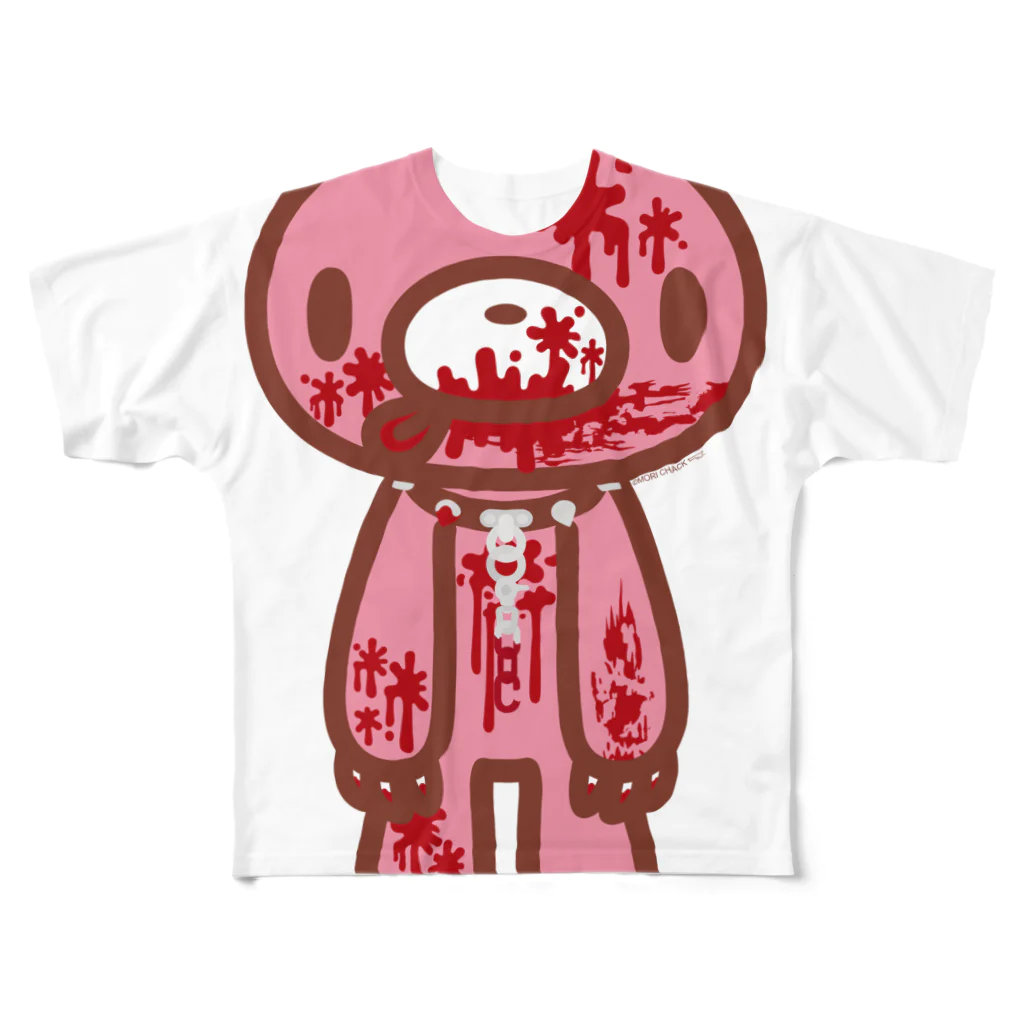 CHAX COLONY imaginariの【各20点限定】いたずらぐまのグル〜ミ〜(12)fullbloody フルグラフィックTシャツ