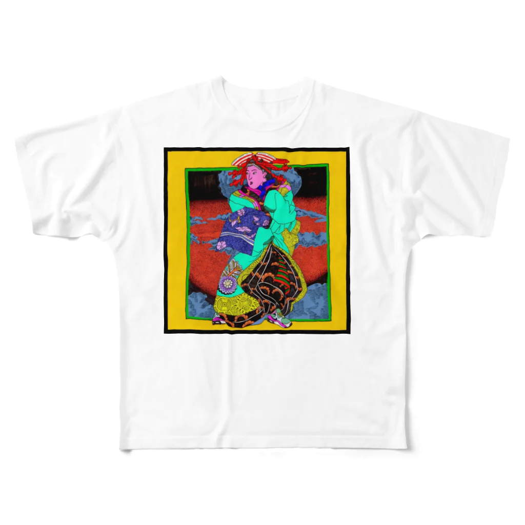 本田 春のオドリコ All-Over Print T-Shirt