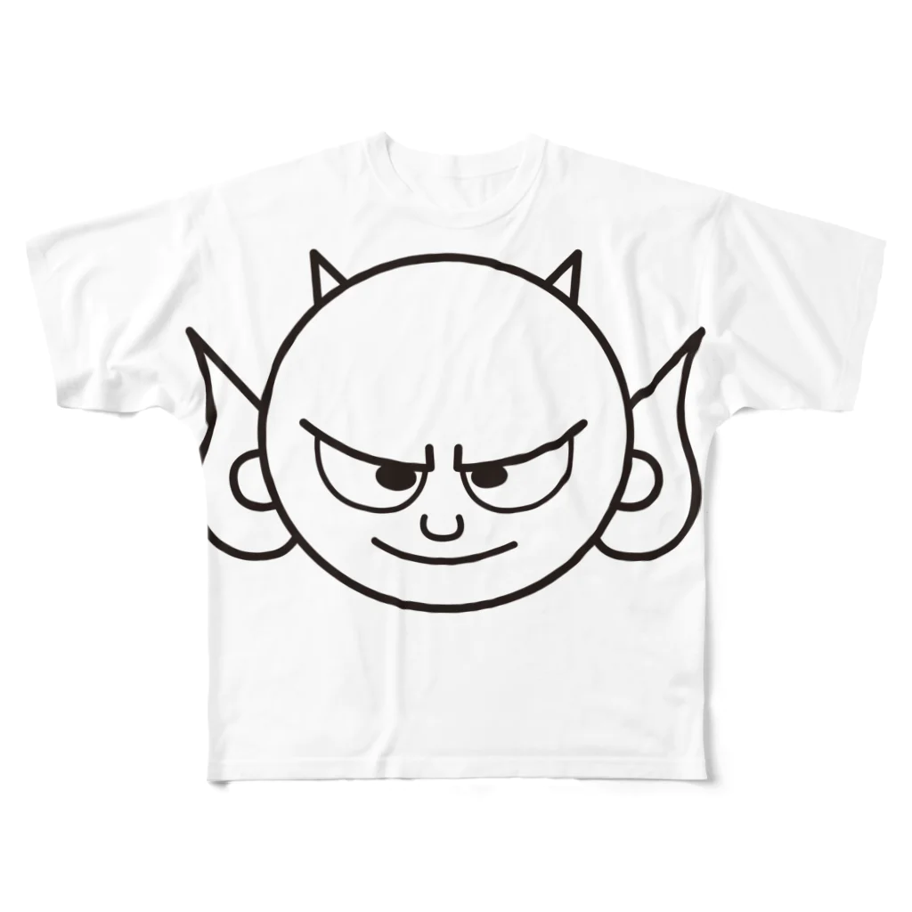 デビルくんの世界のDEVILくん フルグラフィックTシャツ