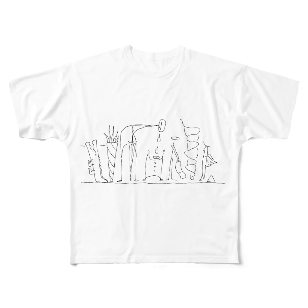 architec_tecの同価値 フルグラフィックTシャツ