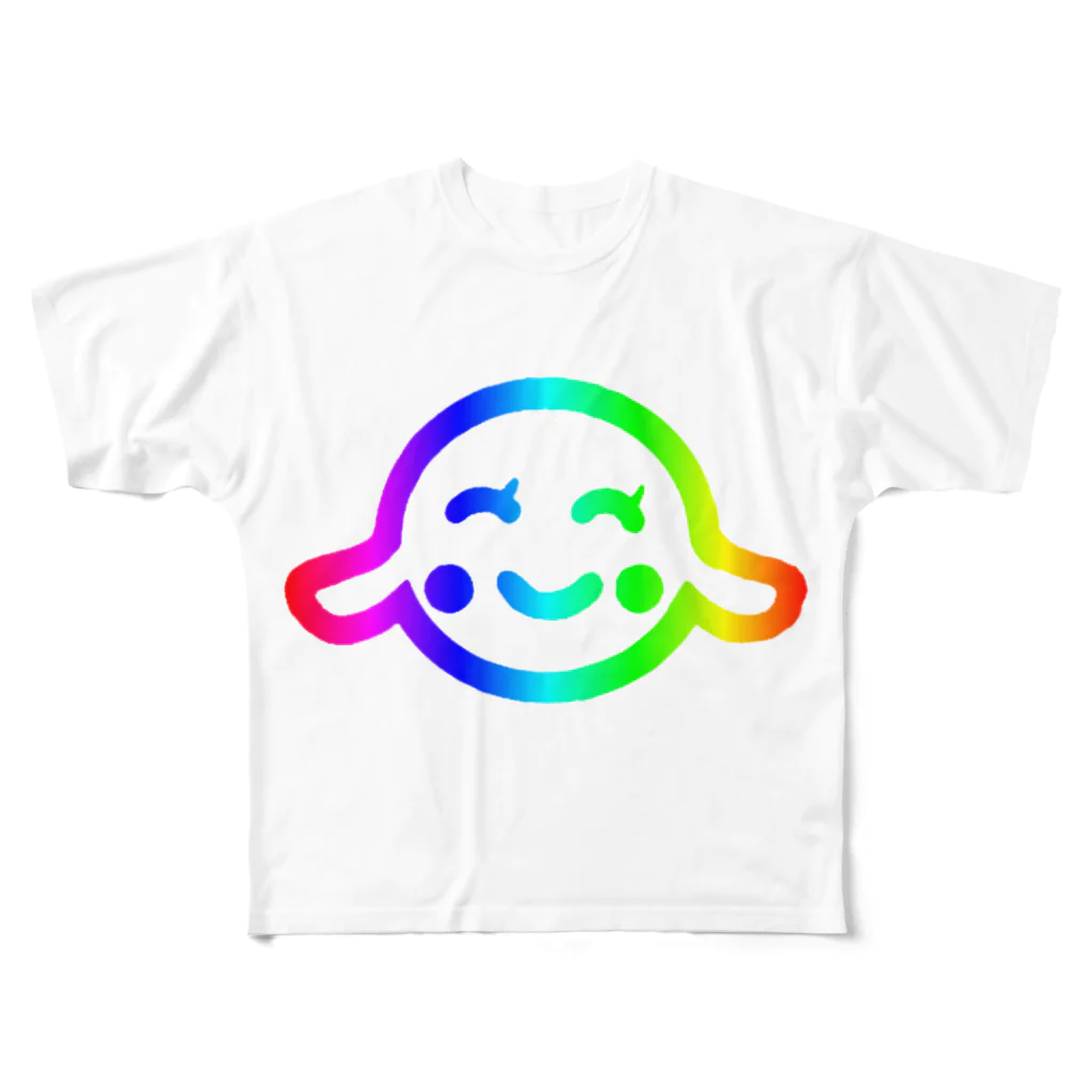 SEA's SHOPのセアTMペタ子レインボー All-Over Print T-Shirt