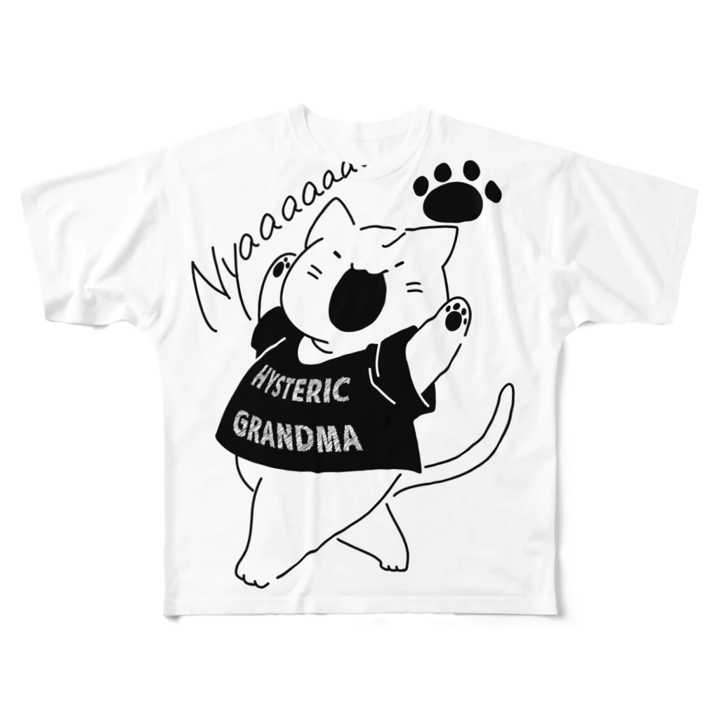 まめちゃんのHYSTERIC GRANDMA フルグラフィックTシャツ