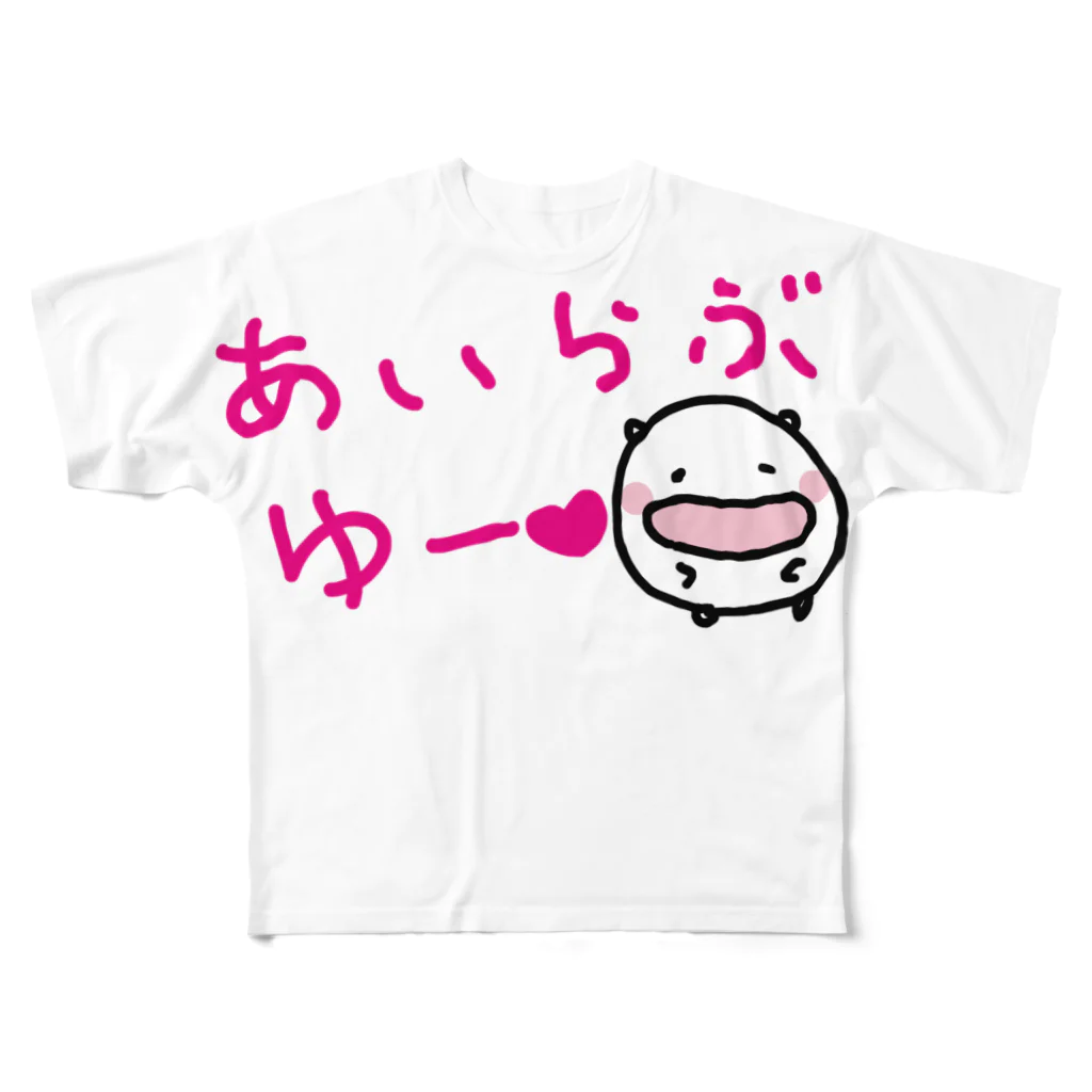 ダイナマイト87ねこ大商会のなついているねこです All-Over Print T-Shirt