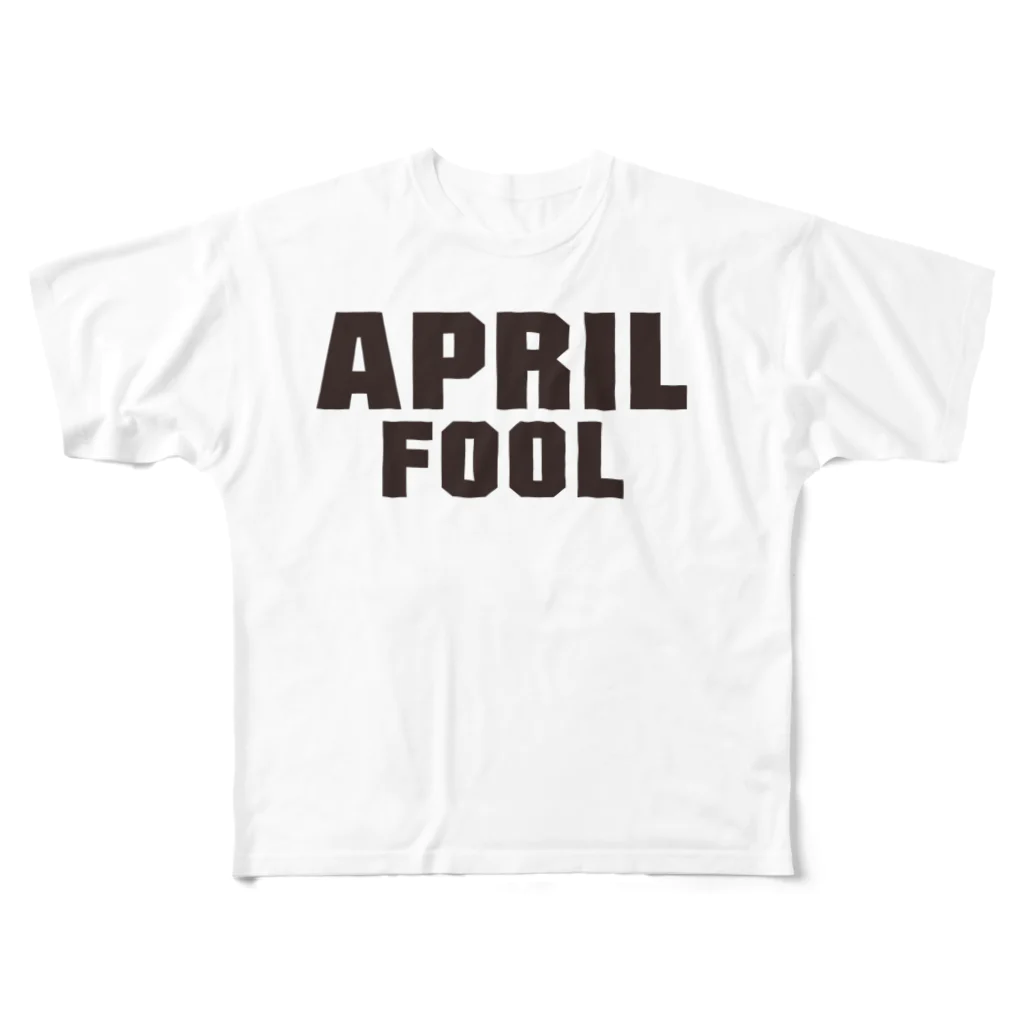 グラフィンの4月1日エイプリルフール用デザイン April fool フルグラフィックTシャツ