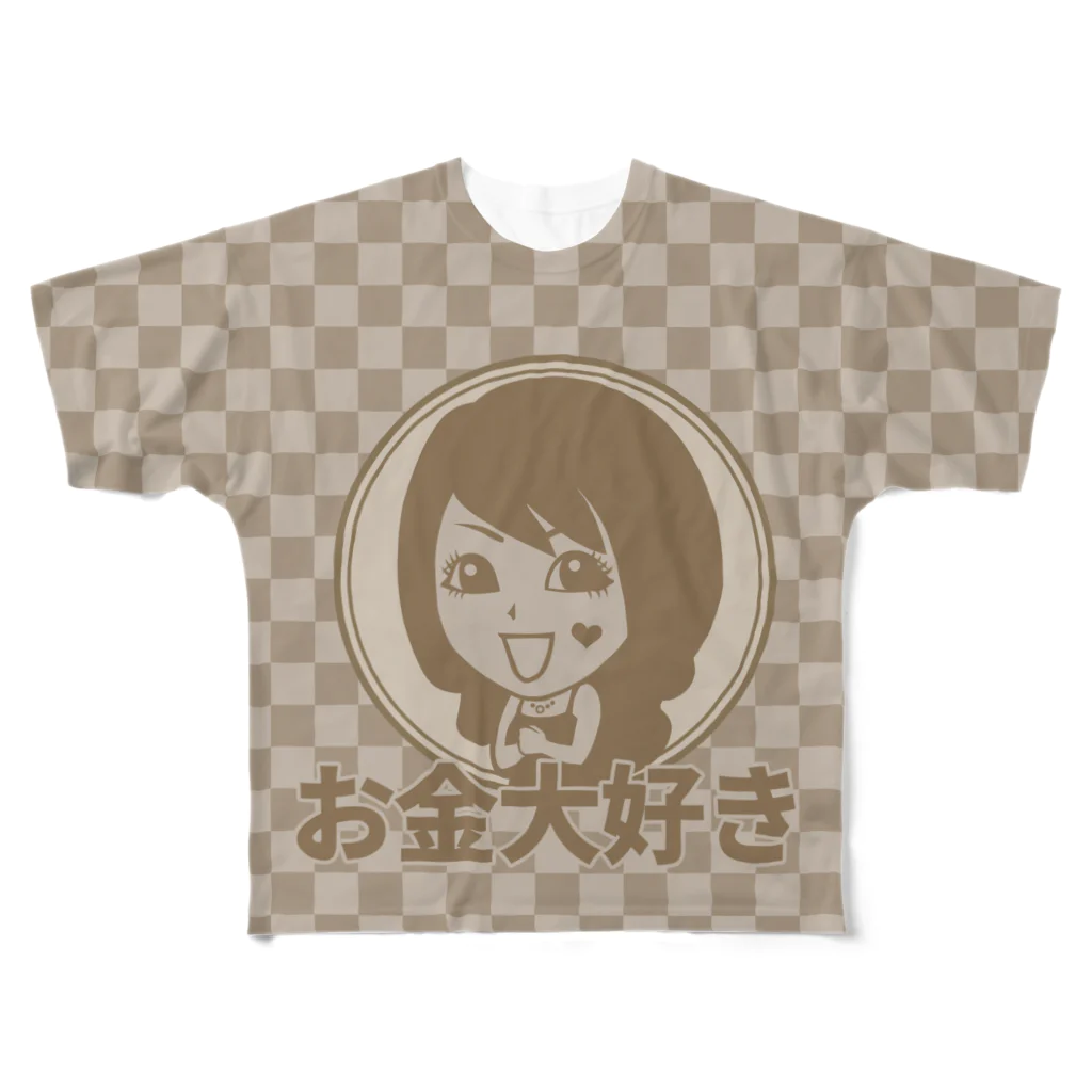 バニラde高収入ショップ［SUZURI店］のKYOTO×VANILLA フルグラフィックTシャツ