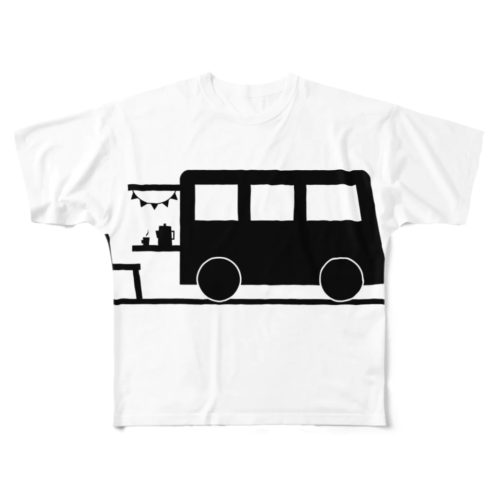 daikonmeshi's placeのcampingcar!!! フルグラフィックTシャツ