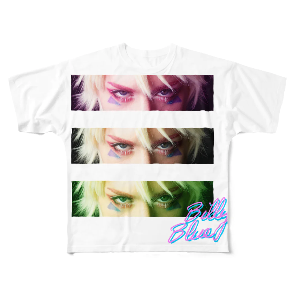 BillyBlueのmamamia! t shirt フルグラフィックTシャツ
