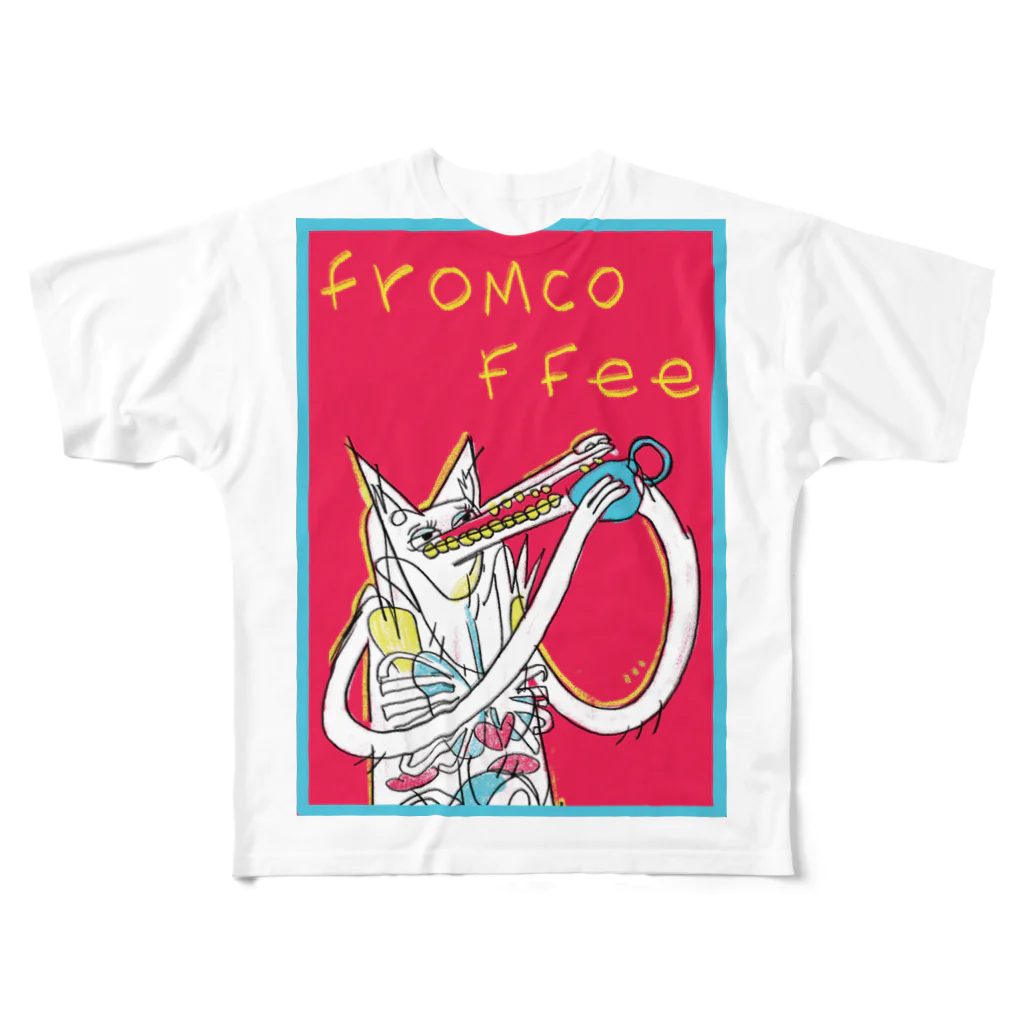 fromcoffeeのfromcoffee Tシャツ Type-M フルグラフィックTシャツ