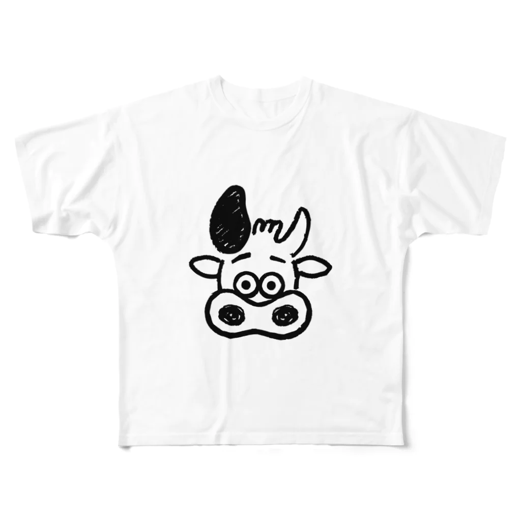 SIRCARSのRainのSIRCARSのうしくん フルグラフィックTシャツ