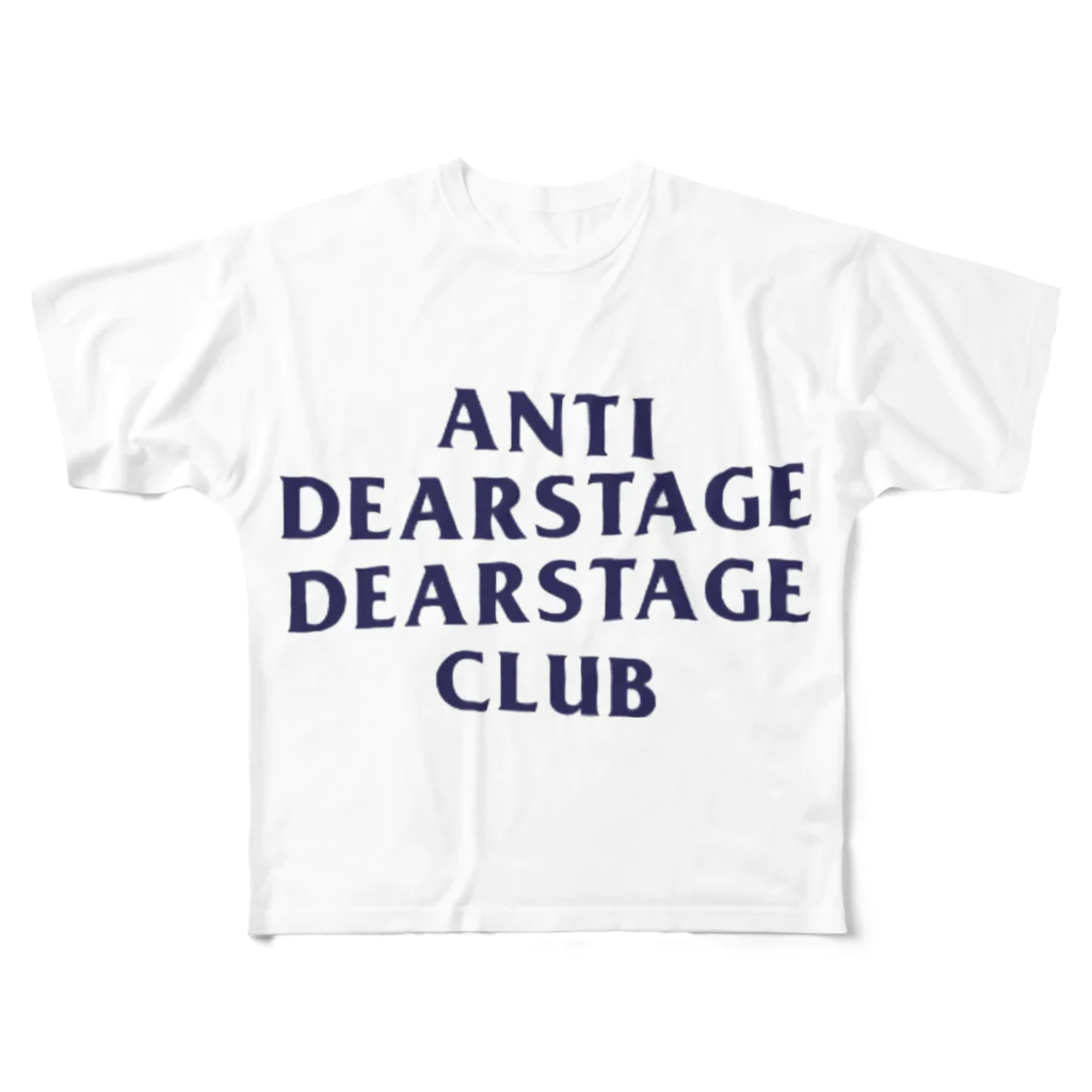 まるびすのANTI DEARSTAGE DEARSTAGE CLUB All-Over Print T-Shirt