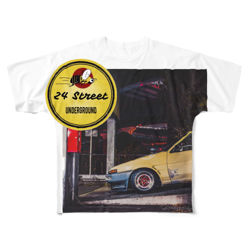 24_Street_comの24-street-AE86_2 All-Over Print T-Shirt
