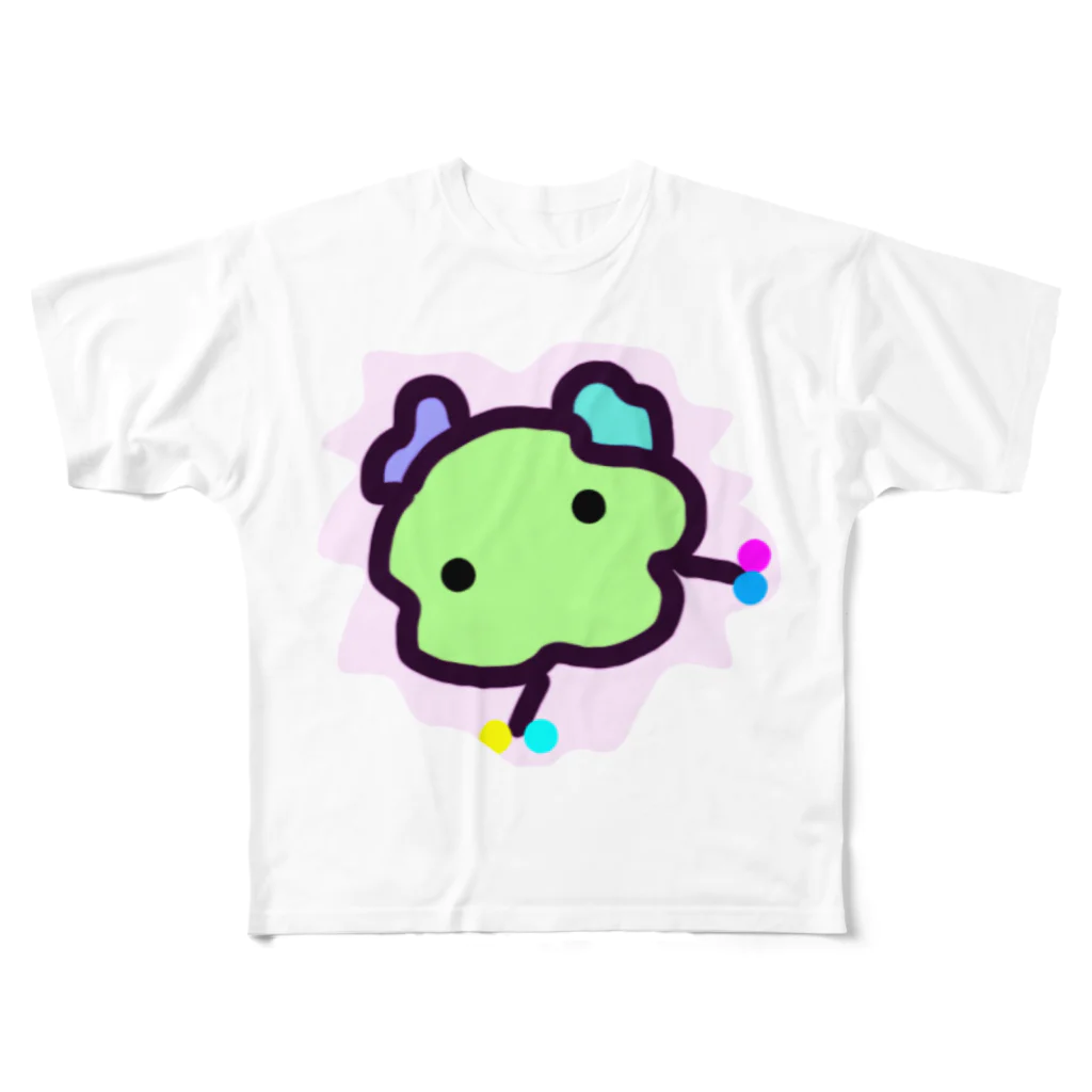 Rigelworksのお気楽フェアリーPon❣️ぷわりん フルグラフィックTシャツ