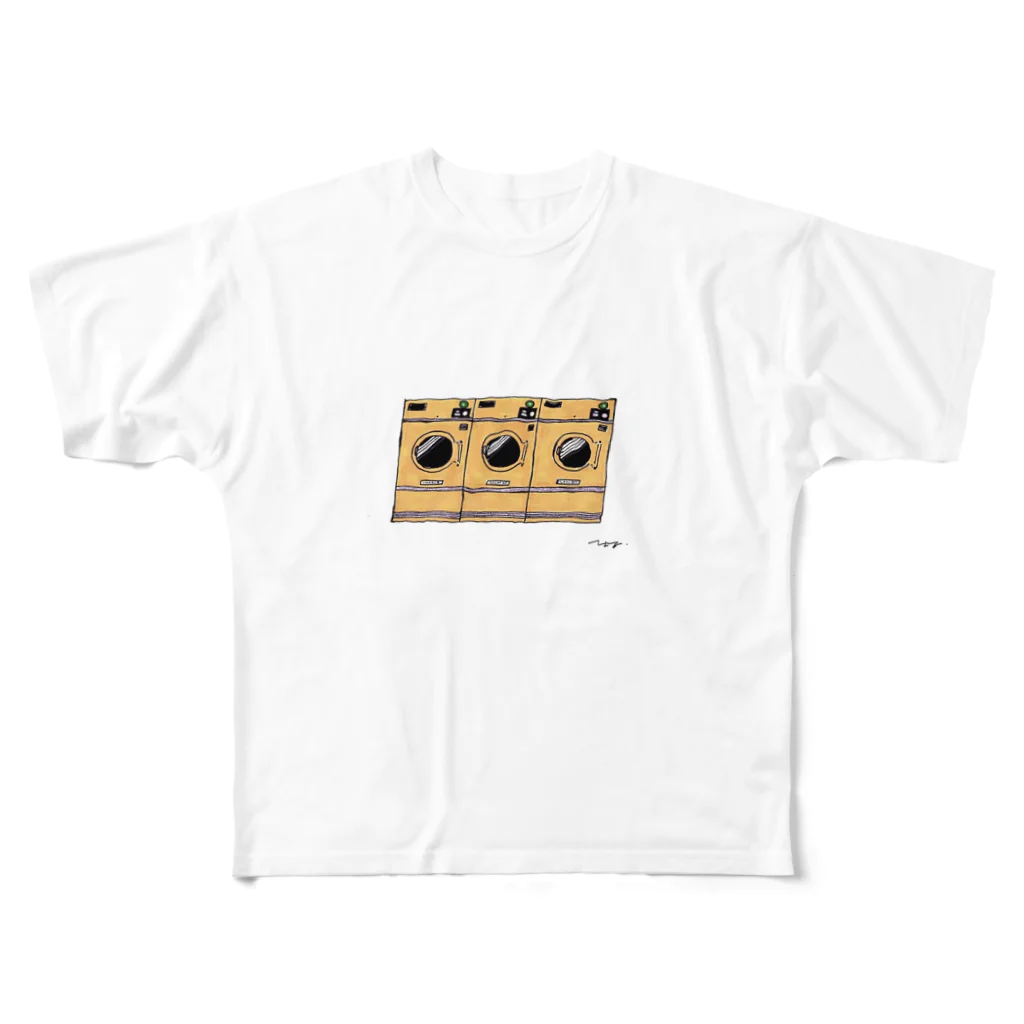 ひよ子のコインランドリー All-Over Print T-Shirt