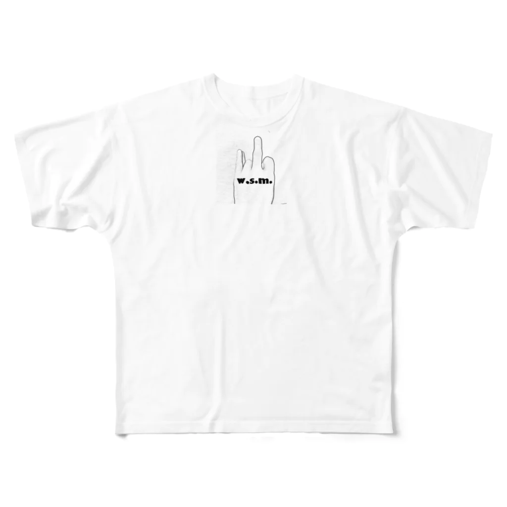 YneeU &i youzの为什么 series フルグラフィックTシャツ