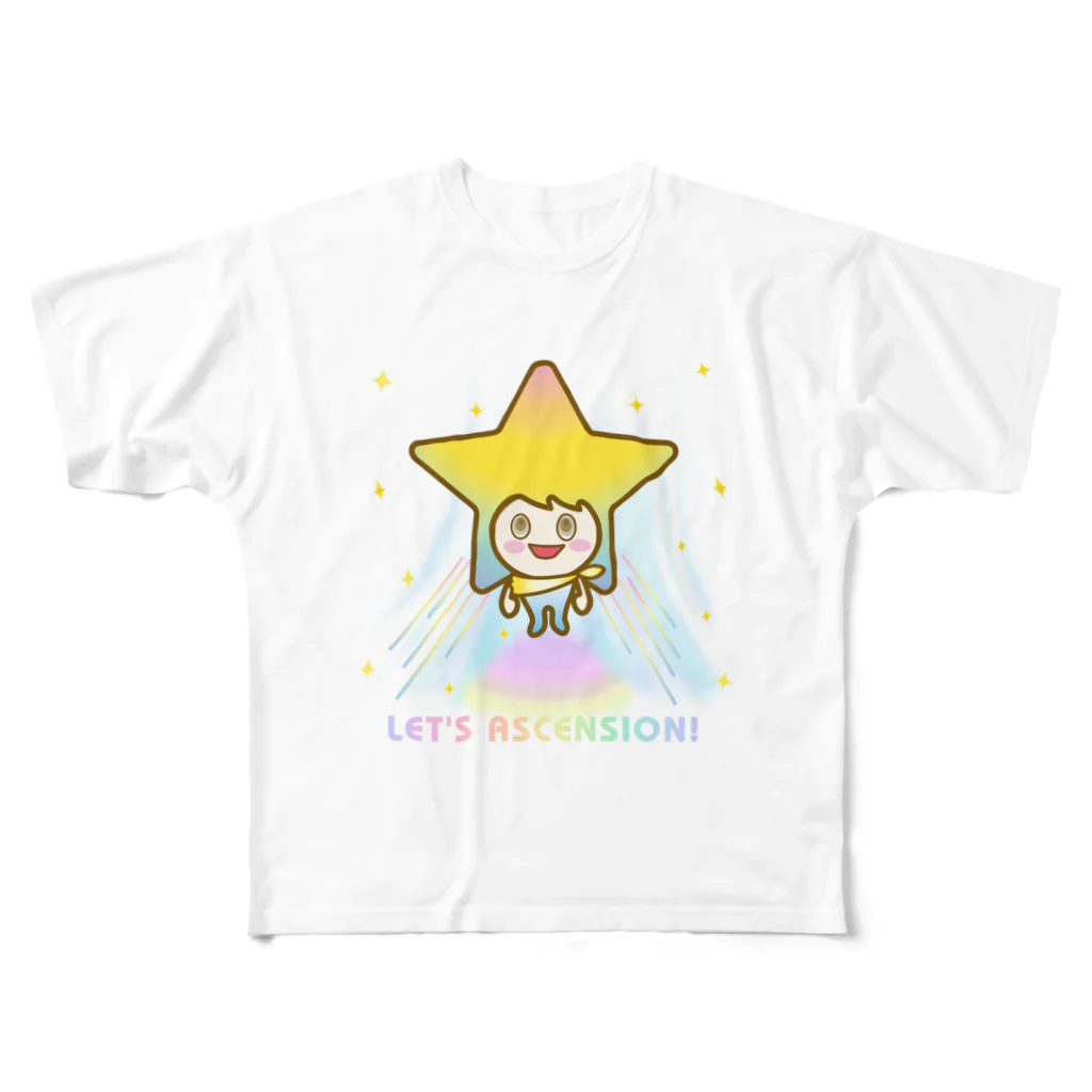 alpacca-creativeのステラちゃん☆【アセンション】 フルグラフィックTシャツ
