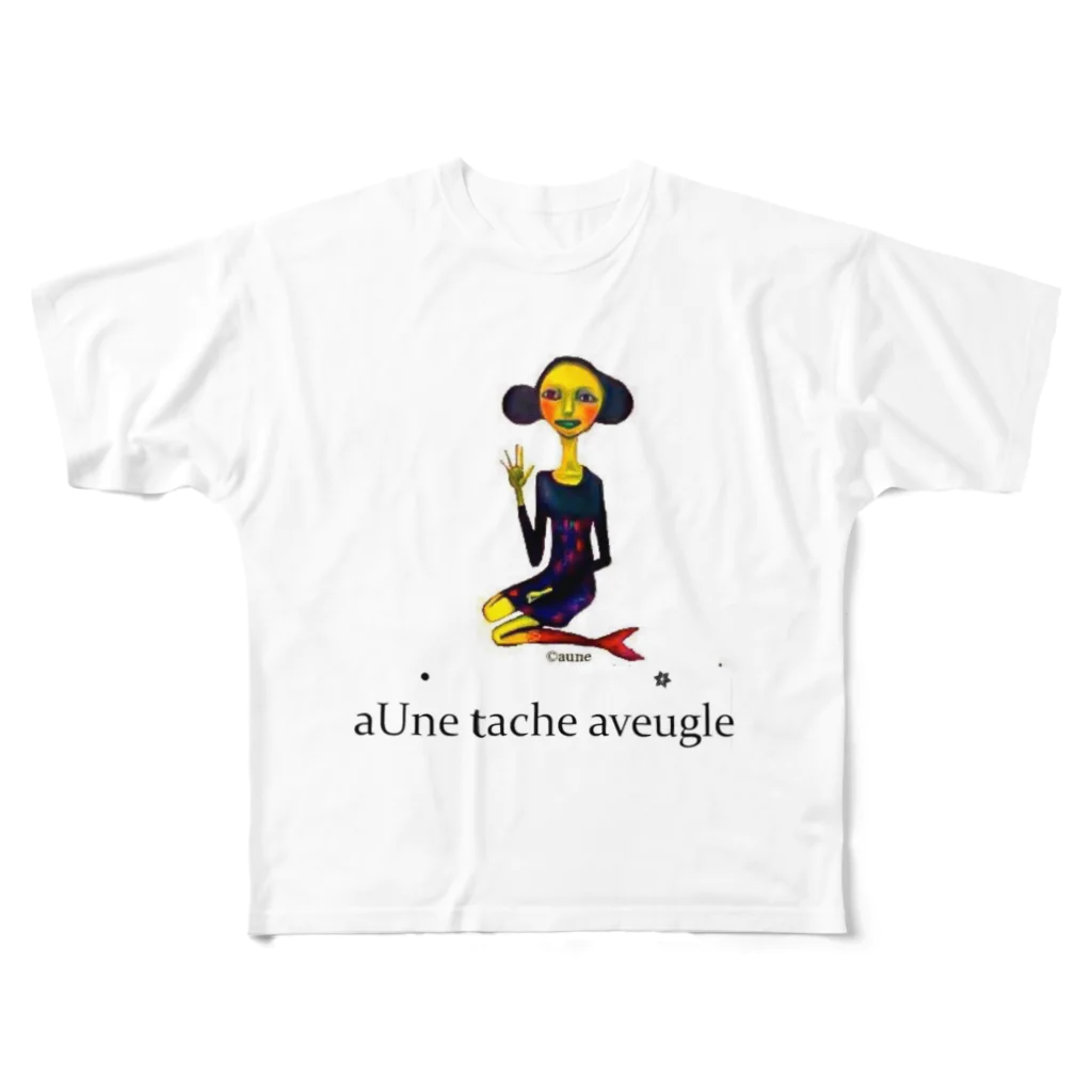 aUne tache aveugleのウールムールちゃん フルグラフィックTシャツ