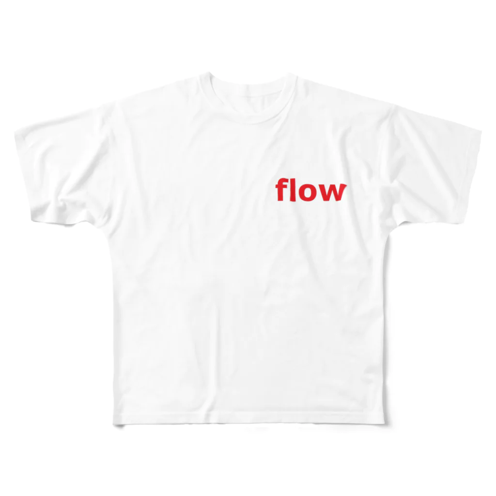 アメリカンベース のflow フルグラフィックTシャツ