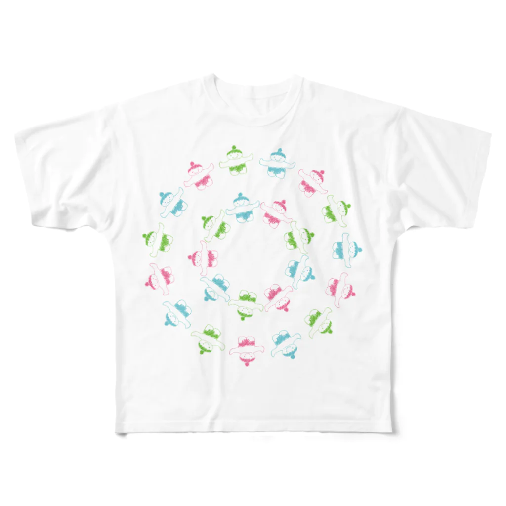 osumo_sanのおすもーさん（Keep Distance Circle ver.） All-Over Print T-Shirt