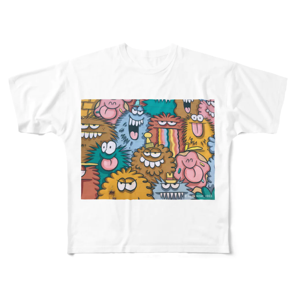 @nyan wear_1013のHawaii Kakaako All-Over Print T-Shirt