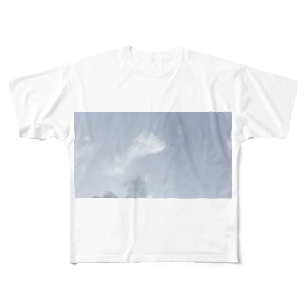 trickNFTartのblue sky All-Over Print T-Shirt