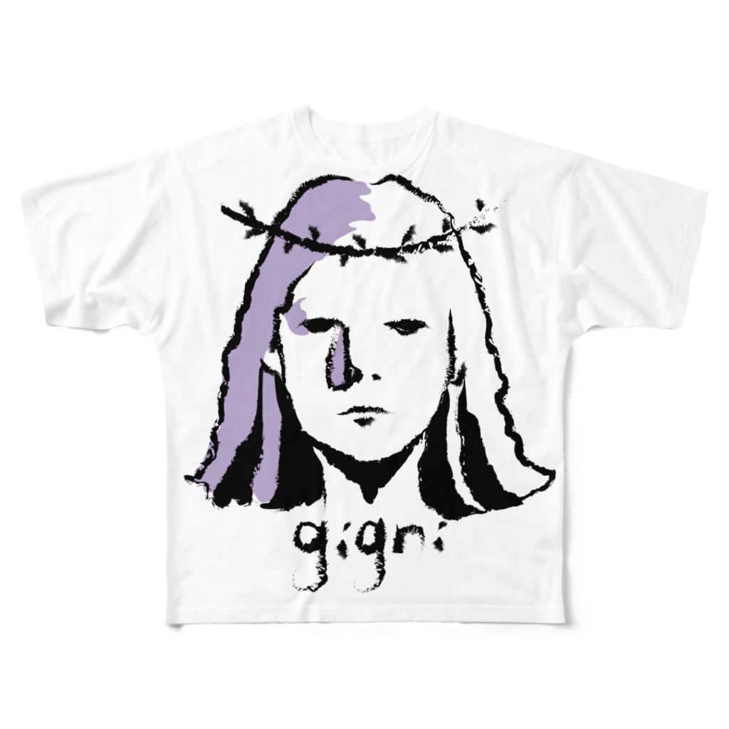 CHEBLOのgigni　 All-Over Print T-Shirt