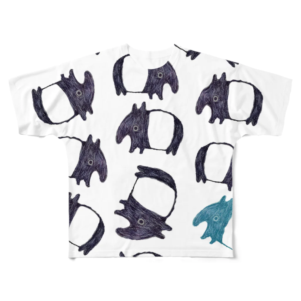 SWのやたらめたらとバク All-Over Print T-Shirt