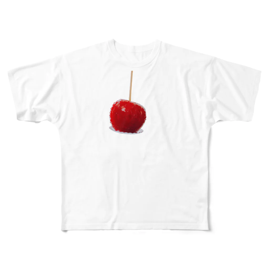 kirin.boutiqueのりんご飴🍎(やんちゃ) フルグラフィックTシャツ