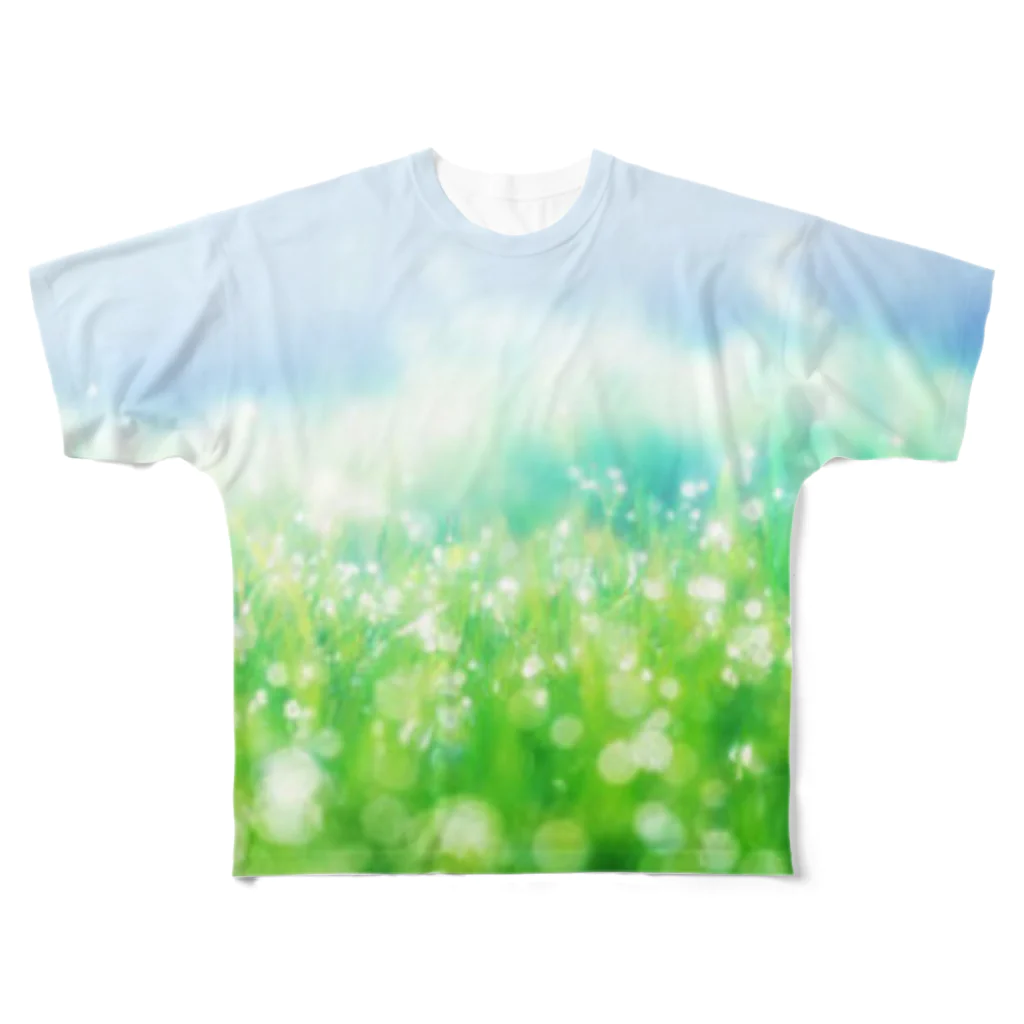 神十田ツイッターまとめフォームの草木Tシャツ All-Over Print T-Shirt
