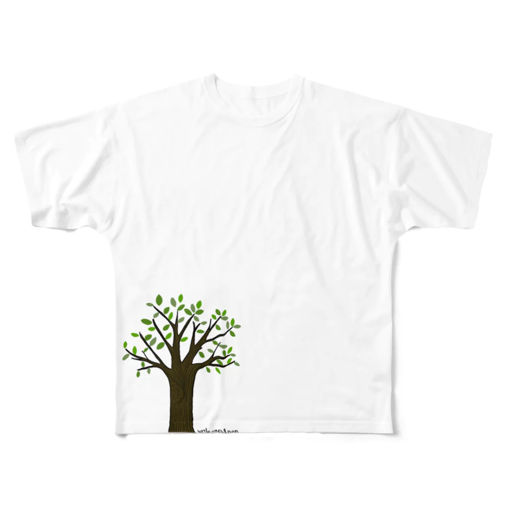 Wakameleonの木だよ フルグラフィックTシャツ
