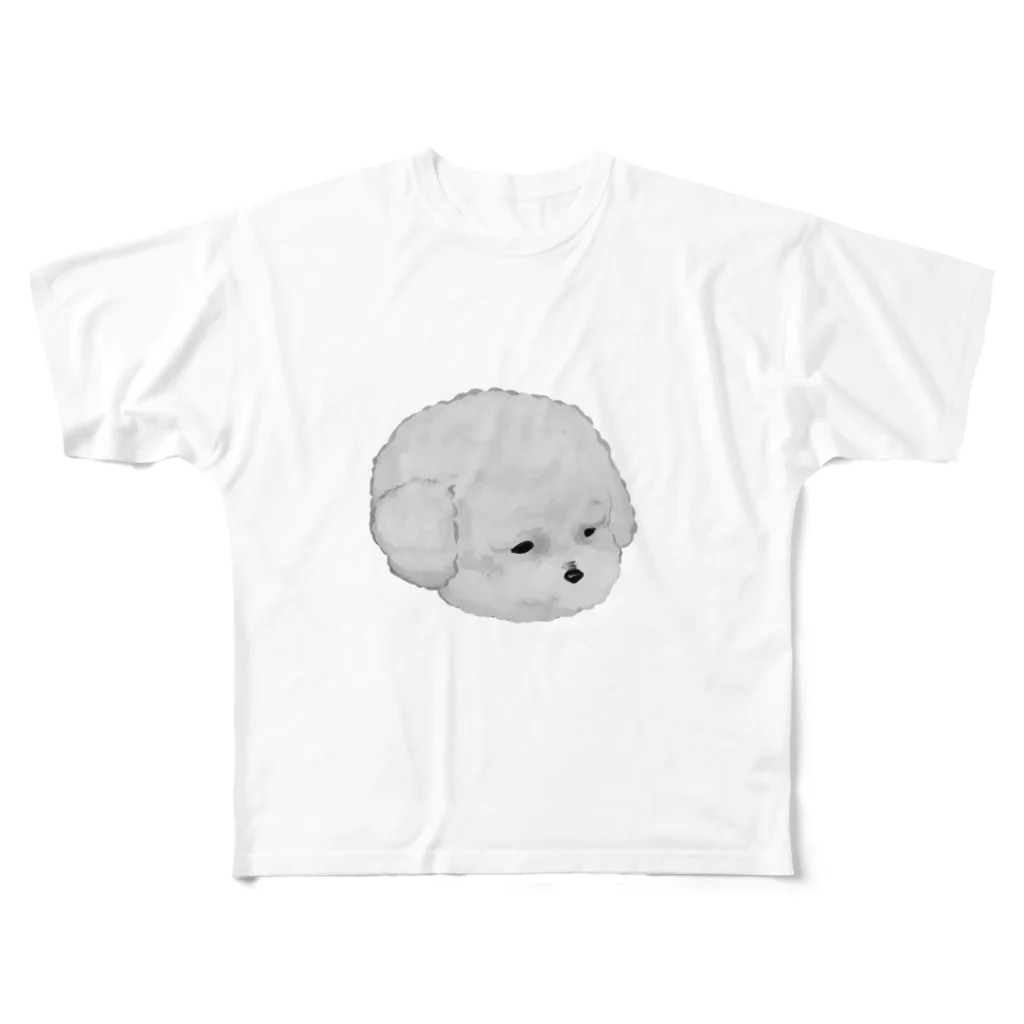 う❕❕のおこめちゃんリアル フルグラフィックTシャツ