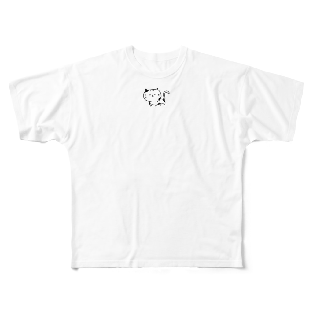 _popopoのぬこぬこねこ All-Over Print T-Shirt