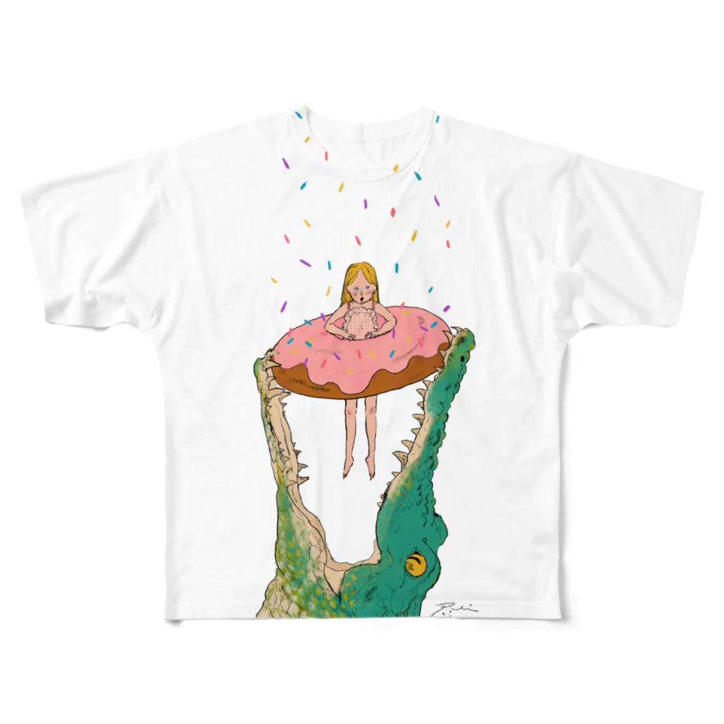 くらはしれいのドーナツ All-Over Print T-Shirt