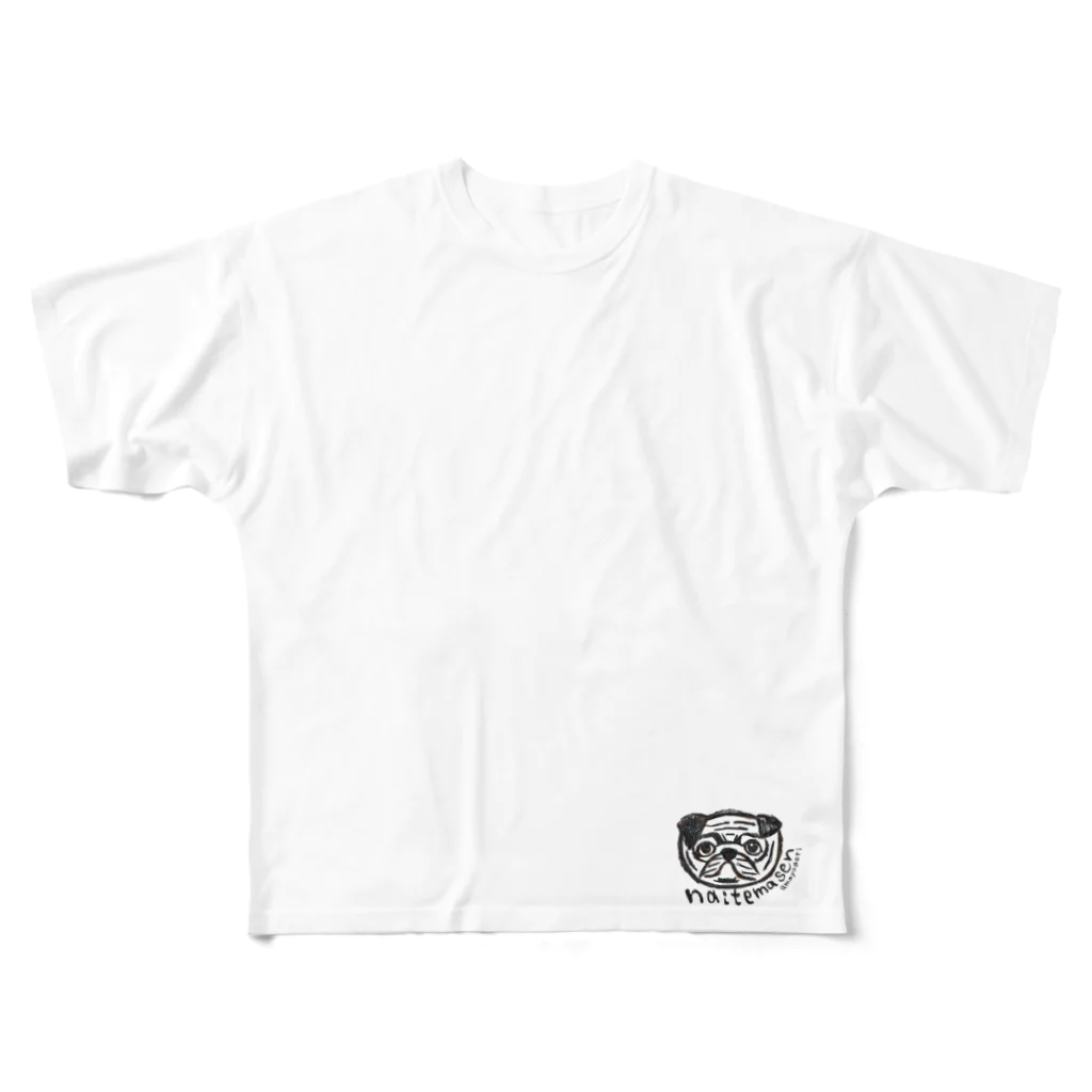 『amayadori』の『泣いてません』amayadori All-Over Print T-Shirt