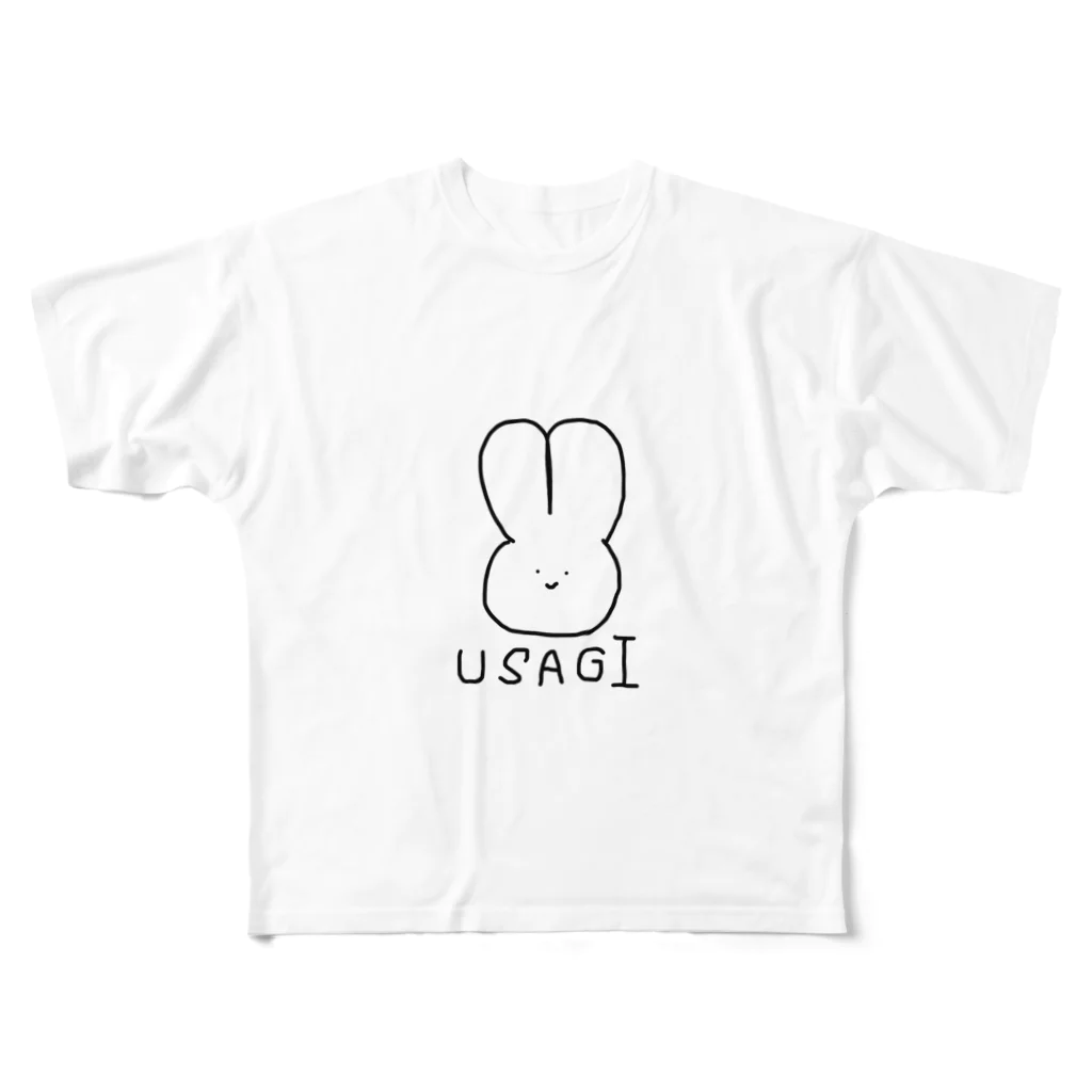 Iruのusagi no emi All-Over Print T-Shirt