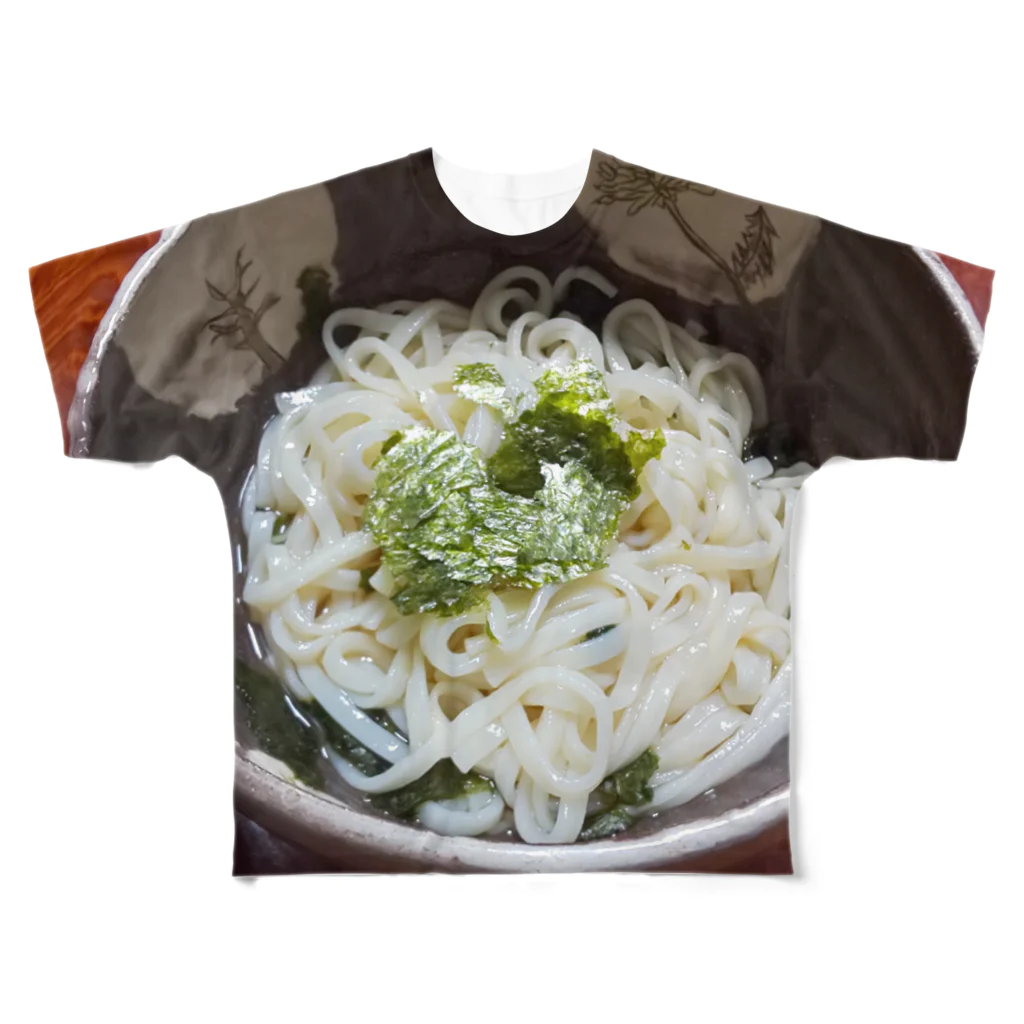 temarinaのうどん フルグラフィックTシャツ