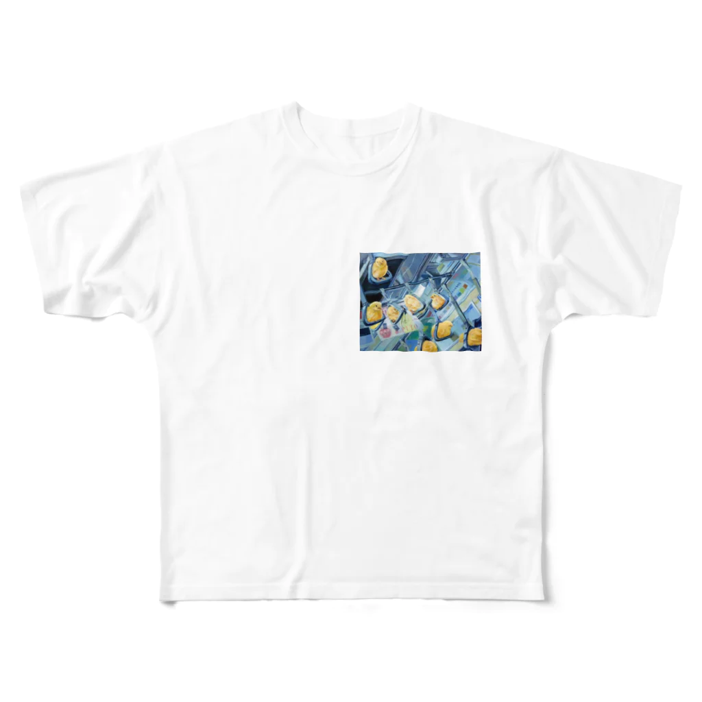 桑山カコの駆け込み乗車 フルグラフィックTシャツ