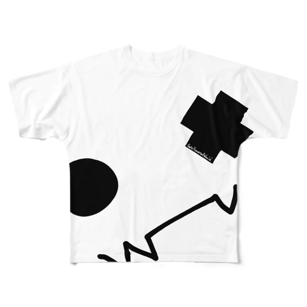 アヤナシトリィSHOPの人生は軽い厨二病くらいがちょうどいい「ハッピーホーンテッド編」 All-Over Print T-Shirt