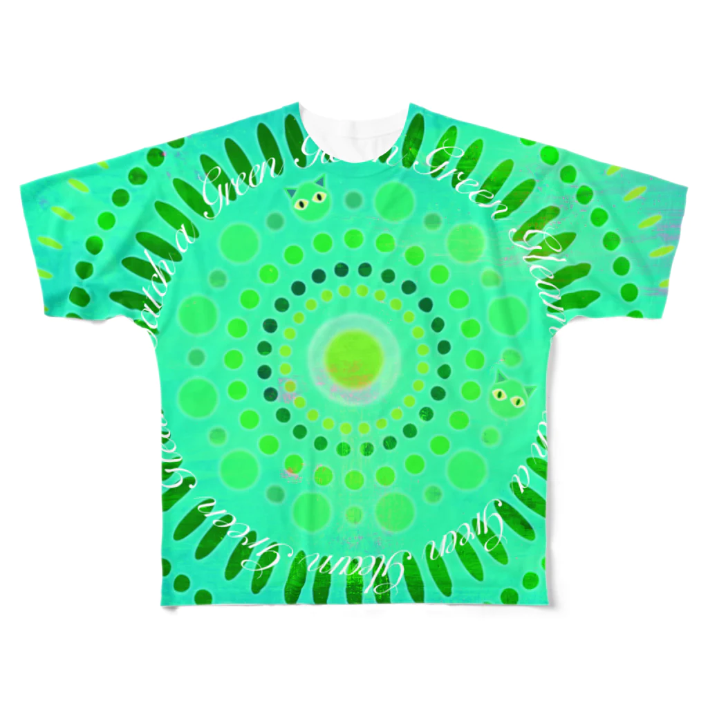 Green GleamsのCatch a Green Gleam T-shirt 1 フルグラフィックTシャツ