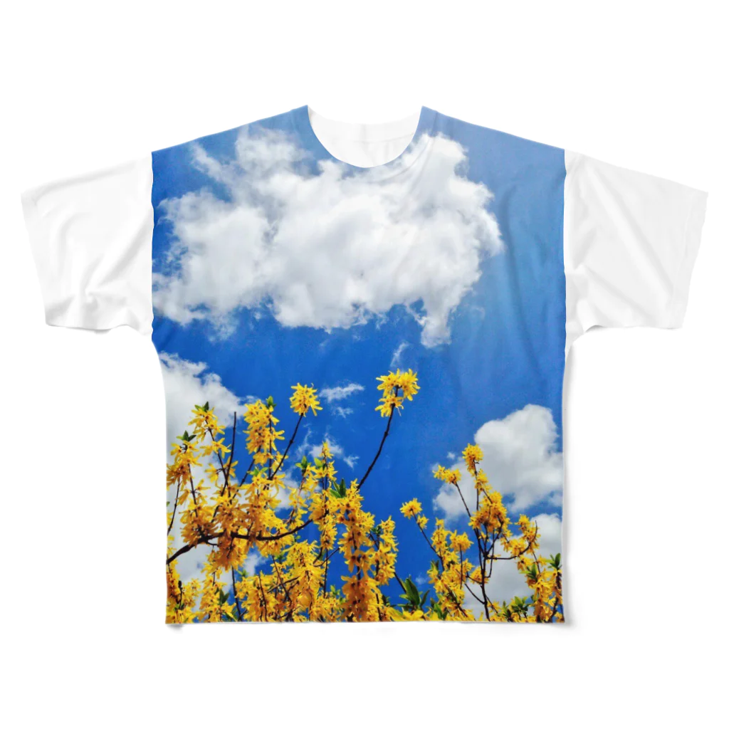 うみのみせの春の花 All-Over Print T-Shirt