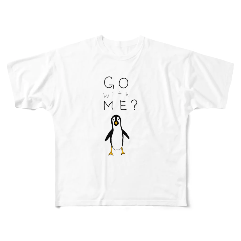 Bianco and NeROのGo with Me? フルグラフィックTシャツ