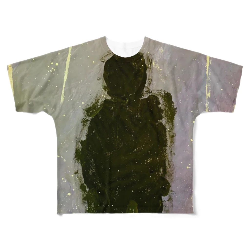 じぶん共創塾・画伯部のTHE by Motoki  All-Over Print T-Shirt