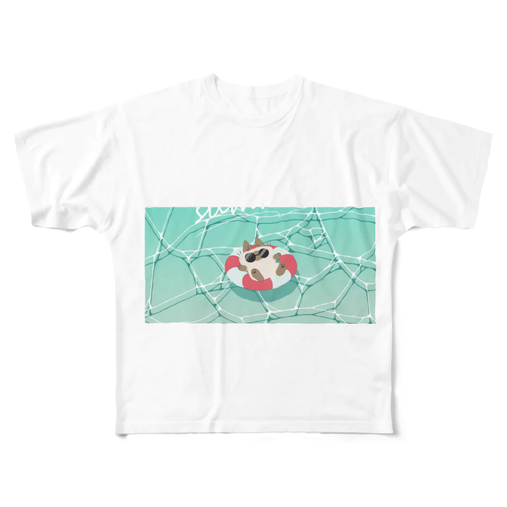 のべ子のみなものあずきさん２ All-Over Print T-Shirt